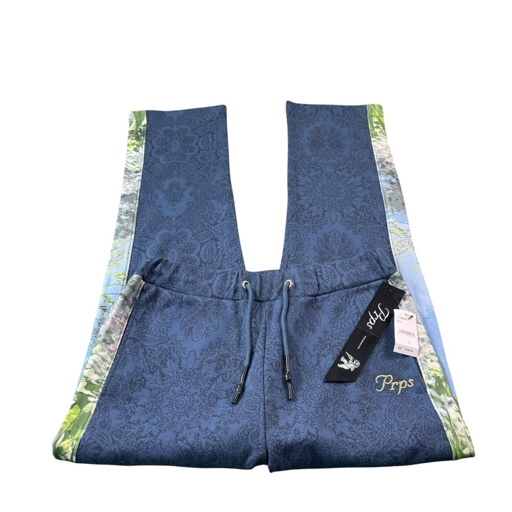 PRPS Blue Indigo Jogger Sweatpant AOP‎ Men's Size Medium NWT 198$